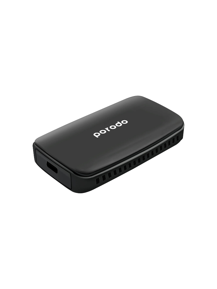 Porodo Universal Wireless CarPlay & Android Auto Smart Box with Media