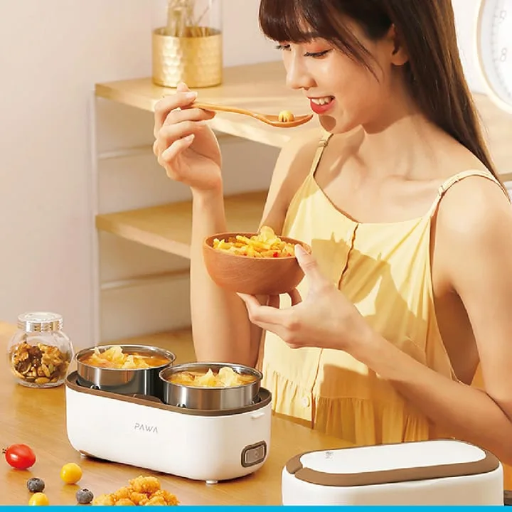 PAWA Delicacy Double Layer Electric Lunch Box 2L - Image 4
