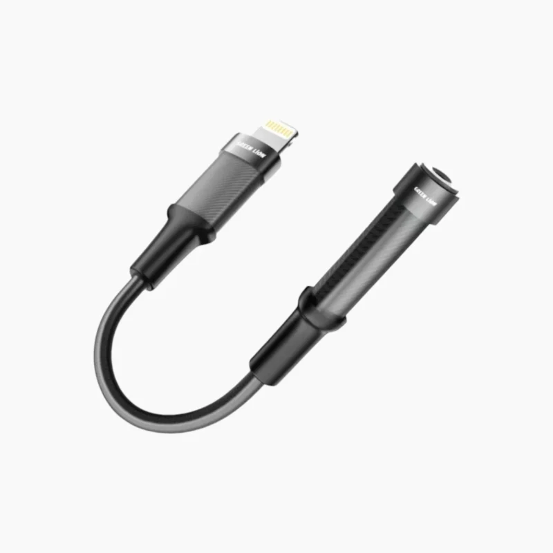 Green Lion Earphone Adapter Lightning to 3.5 Aux 12CM