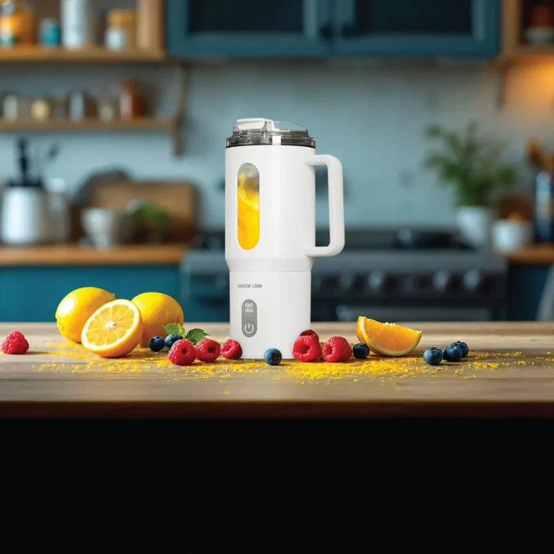 Green Lion Mug Blend Portable Juicer 500ML - Image 2