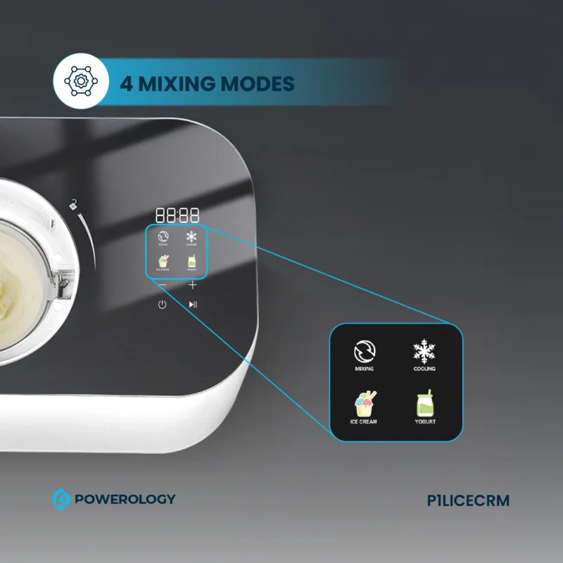 Powerology Ice Cream Maker and Frozen Yogurt Machine - Image 2
