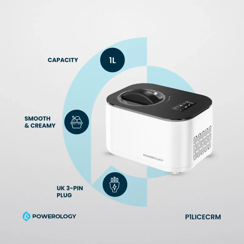 Powerology Ice Cream Maker and Frozen Yogurt Machine - Image 3