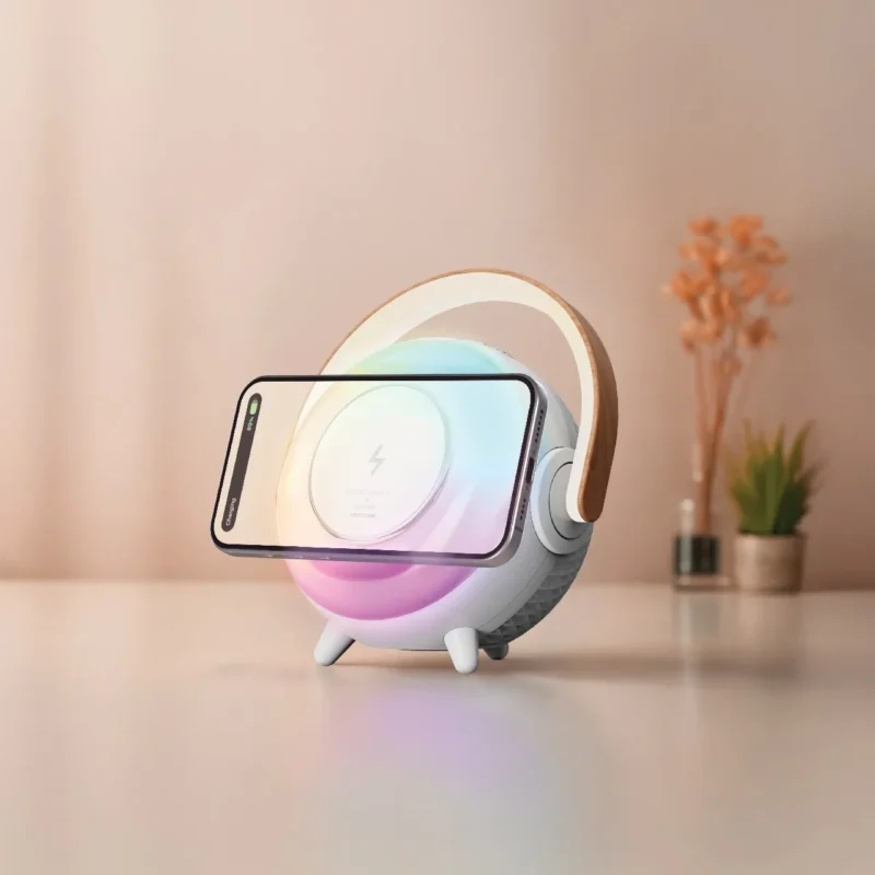 Green Lion Uranus Bluetooth Speaker with Table Lamp - Image 2