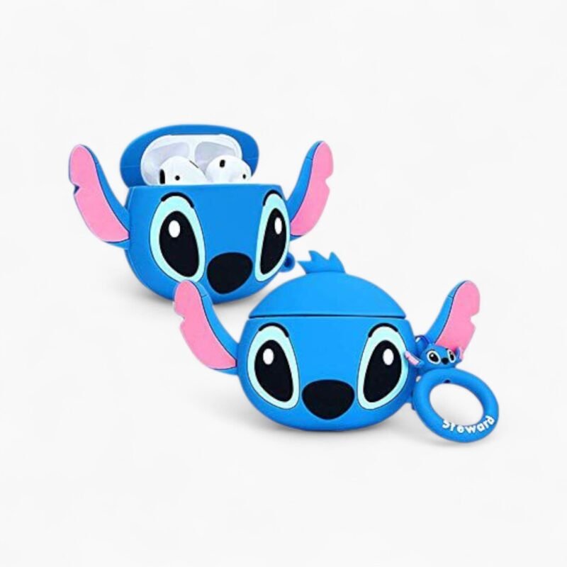 Stitch Wireless Earbuds with Cute Charging Case (TWS)