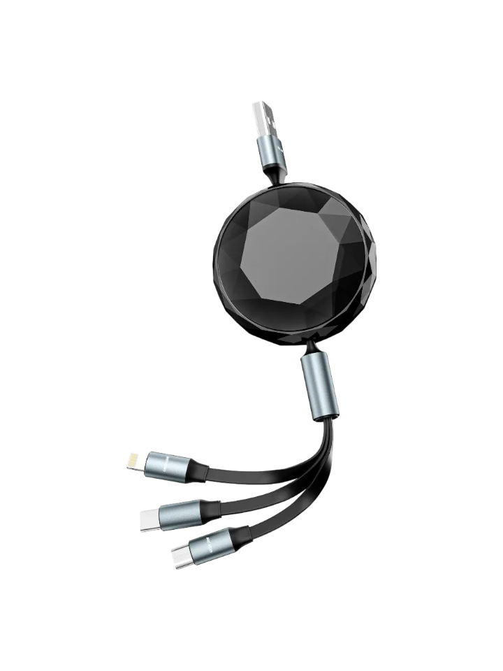 Green Lion 5 in 1 Diamond Retractable Cable