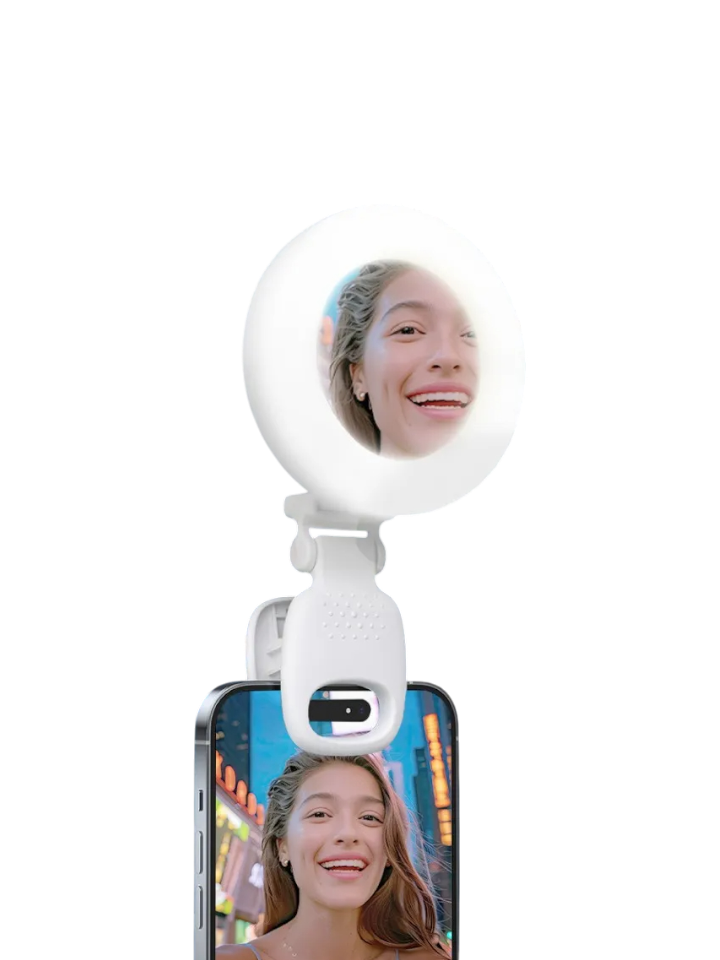 Porodo Lifestyle Clip-On Mirror Fill Light