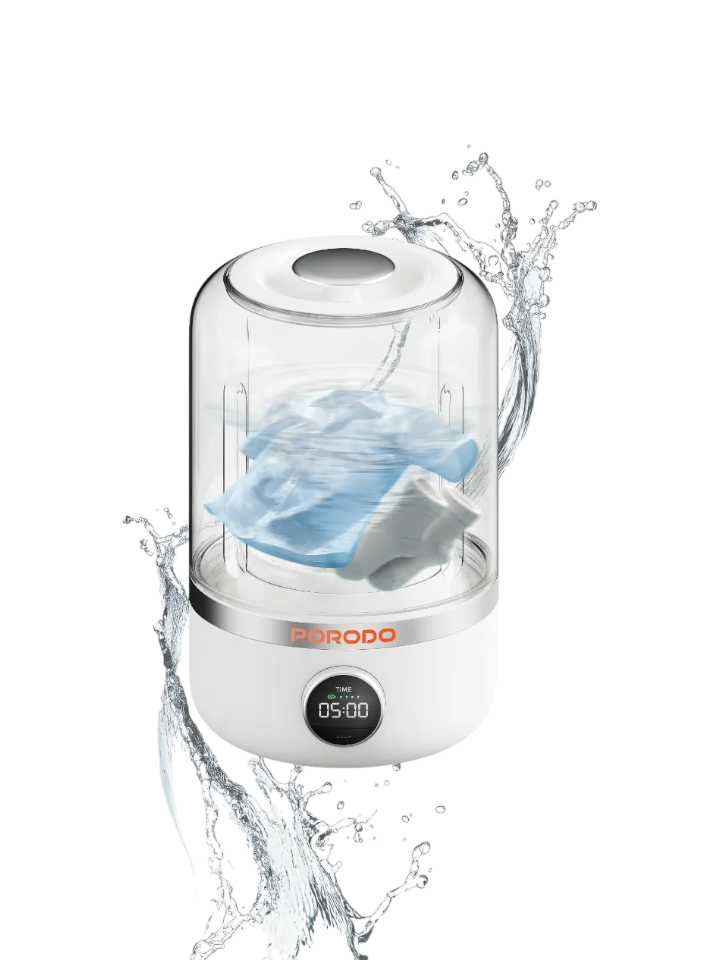 Porodo Lifestyle Cordless Mini Washing Machine