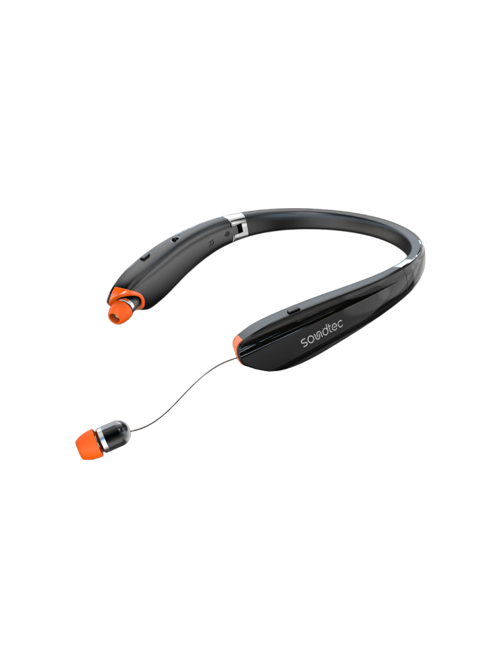Porodo Soundtec Echo Flex Retractable ENC Neckband