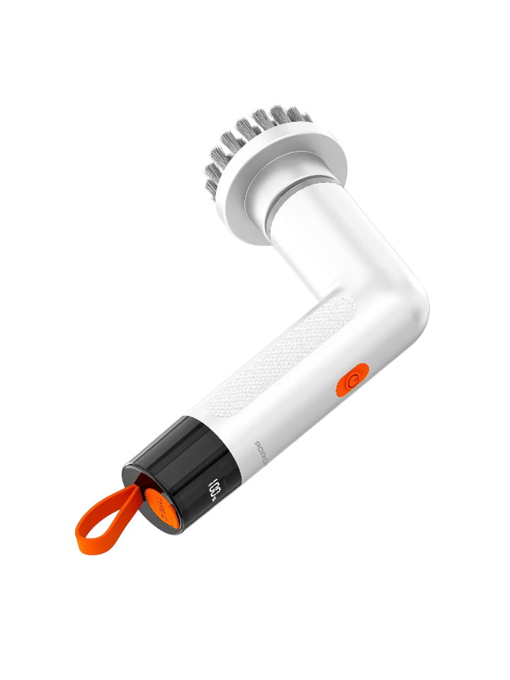 Porodo Lifestyle 10W Mini Electric Cleaning Brush with 5 heads