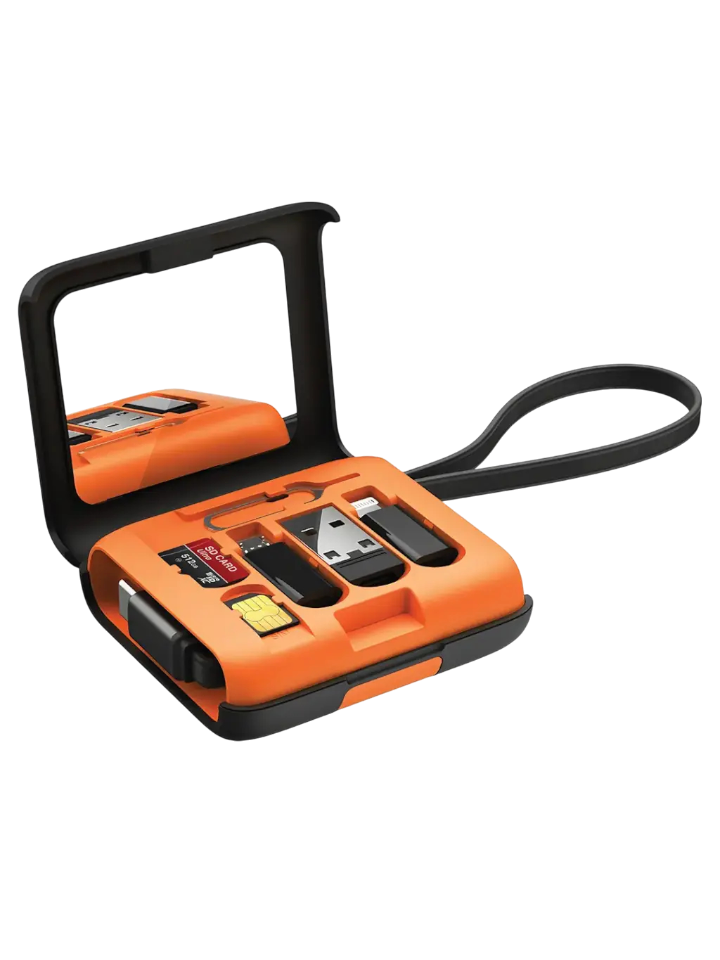 Porodo 6 in 1 Multifunctional Cable Kit + Mirror