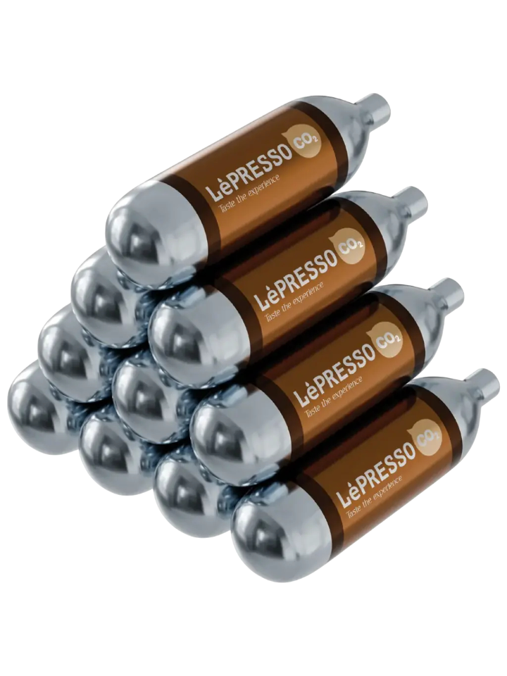 Lepresso Co2 Chargers 8g for Sparkling Water Bottle