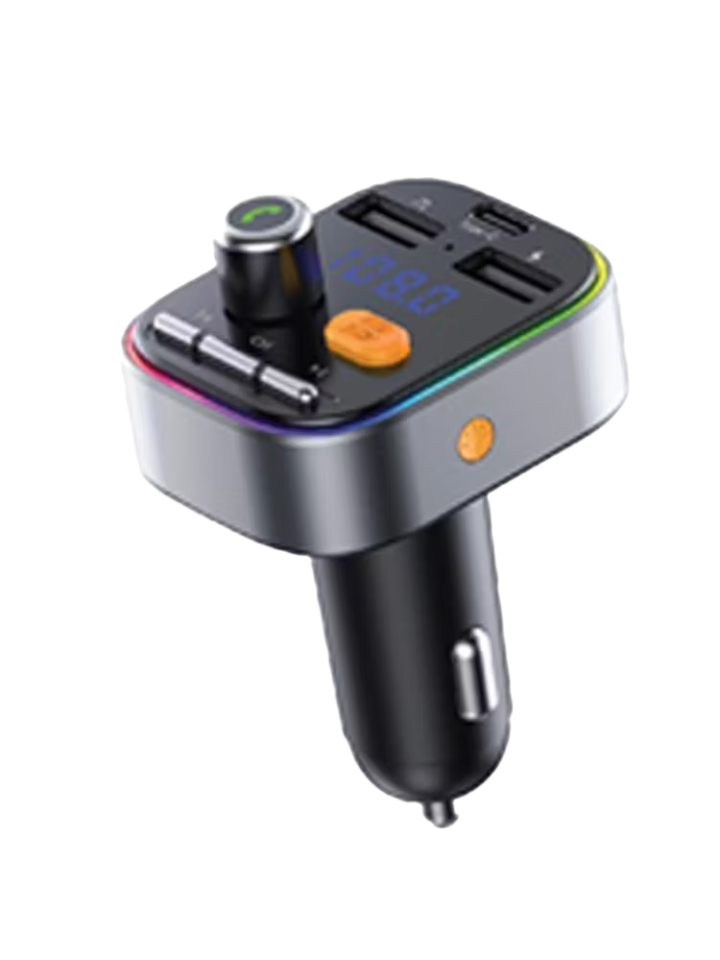 Powero+ 2.4A 18W RGB FM Transmitter Car Charger