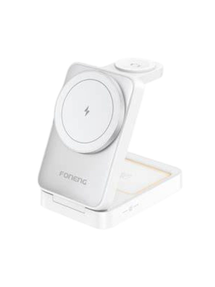 Foneng CP126 3-in-1 Foldable Magnetic Wireless Charging Stand (15W)