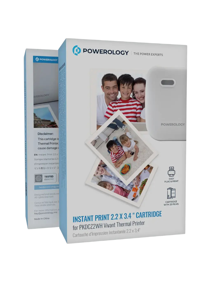 Powerology Instant Print 2.2 X 3.4" Cartridge