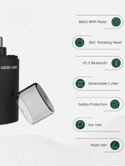 Green Lion Nose Pro Trimmer with 360 Degree Rotating Head