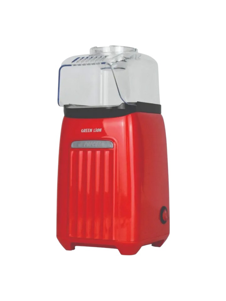 Green Lion Popjoy Popcorn Maker 1200W White with Measuring Cup