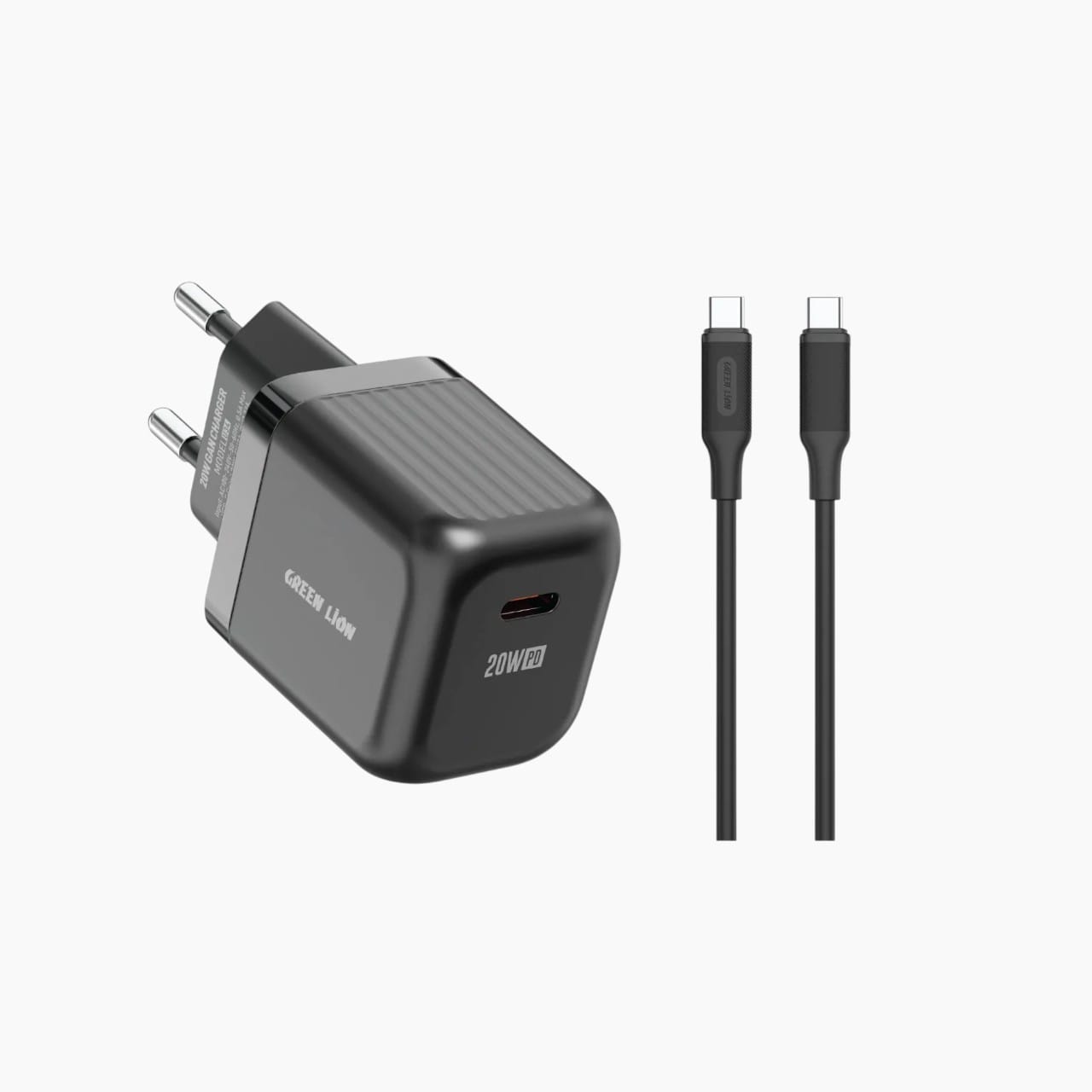 Green Lion Ultra Compact GaN Wall Charger EU Pin USB-C 20W