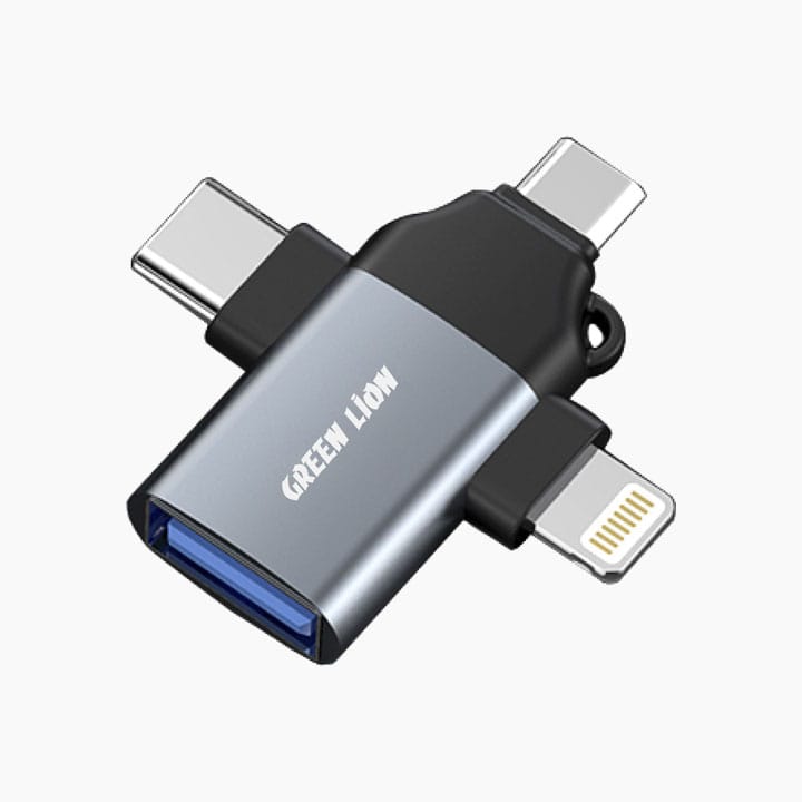 GREEN LION 3 in 1 OTG (Lightning / Micro / Type-C)