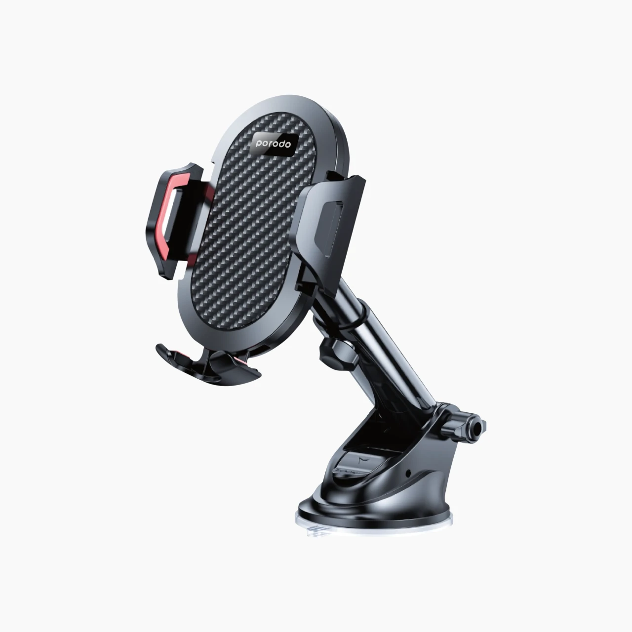 Porodo ABS+Silicone 360 Degree Rotatable Universal Car Mount