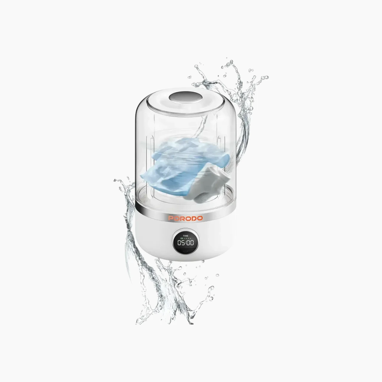 Porodo Lifestyle Cordless Mini Washing Machine