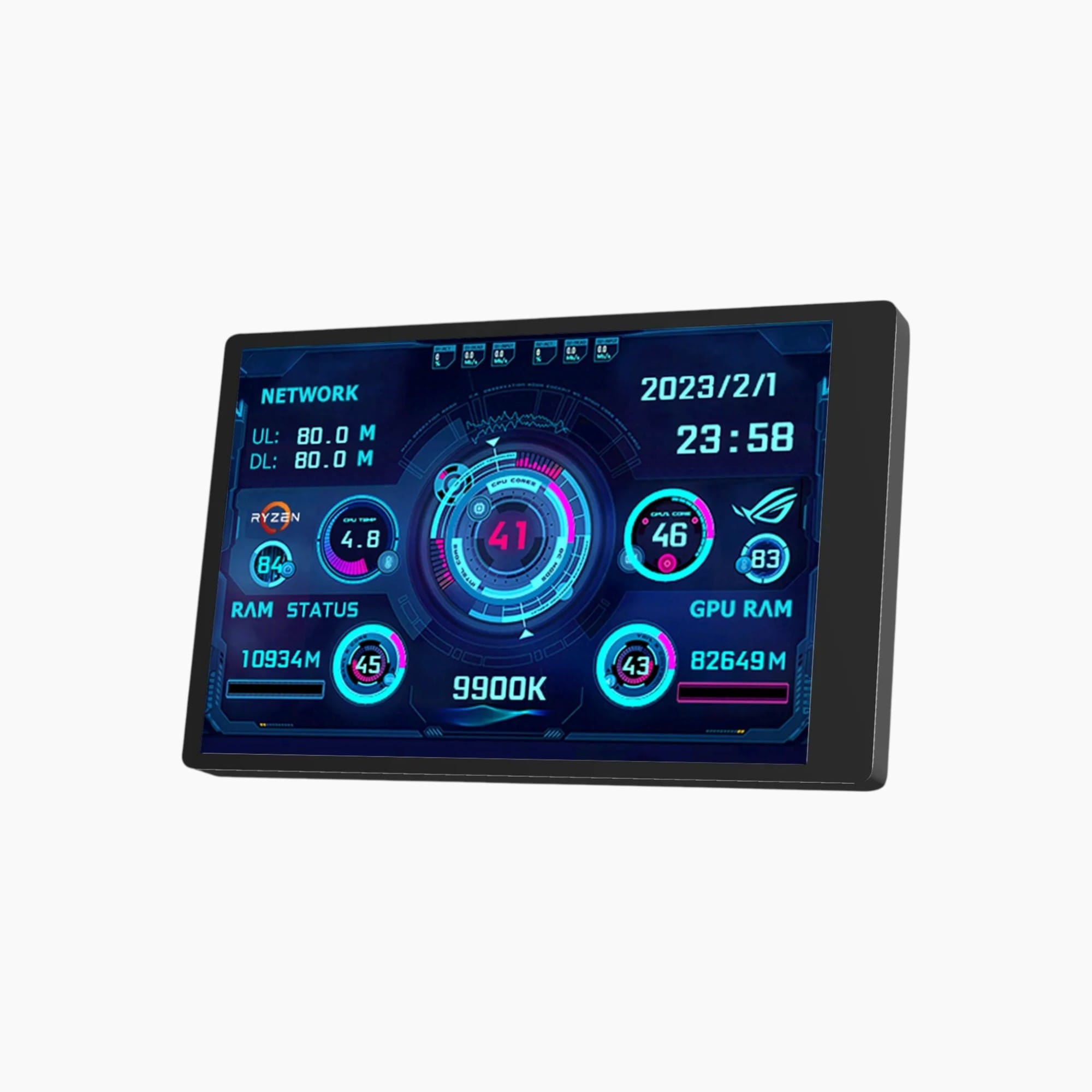 Porodo Gaming 3.5" Mini Smart Information Screen