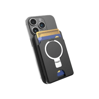 Green Lion wallet power bank, MagSafe wallet charger, 5000mAh power bank wallet, wireless charging wallet, PD 20W power bank, Find My wallet charger, magnetic power bank