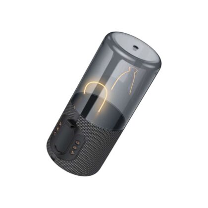 BS64 Rocker BT speaker "Dimensions: 85 * 85 * 190 mm; Weight: 375 g 2. Bluetooth 5.4; Chip: JELI JL6965E 3. Battery capacity: 1200 mAh; Charging: 2-3 hours 4. Usage time: 3 hours 5. Speaker unit: 45 mm; Power: 5 W 6. Supports Bluetooth, FM, TF, TWS and other modes"