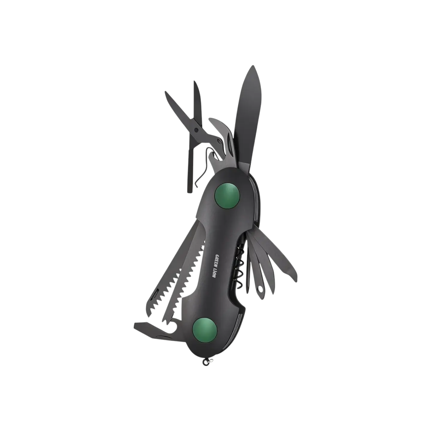 Green Lion 14-In-1 Multi Tool Key Chain Knife