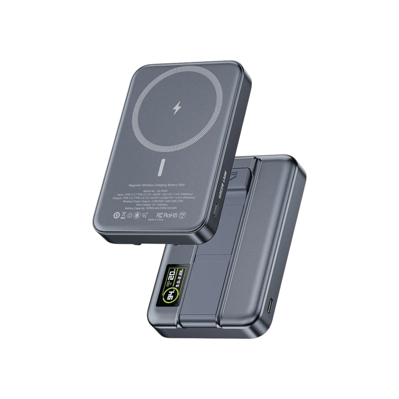 Green Lion Astro 10,000mAh 3-In-1 Power Bank