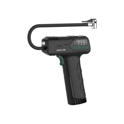 Never get stranded! 🚗 Green Lion Hyper Air: 150 PSI portable tire inflator with digital gauge, LED light, and USB-C charging. Compact power for cars, bikes & balls. Shop now!