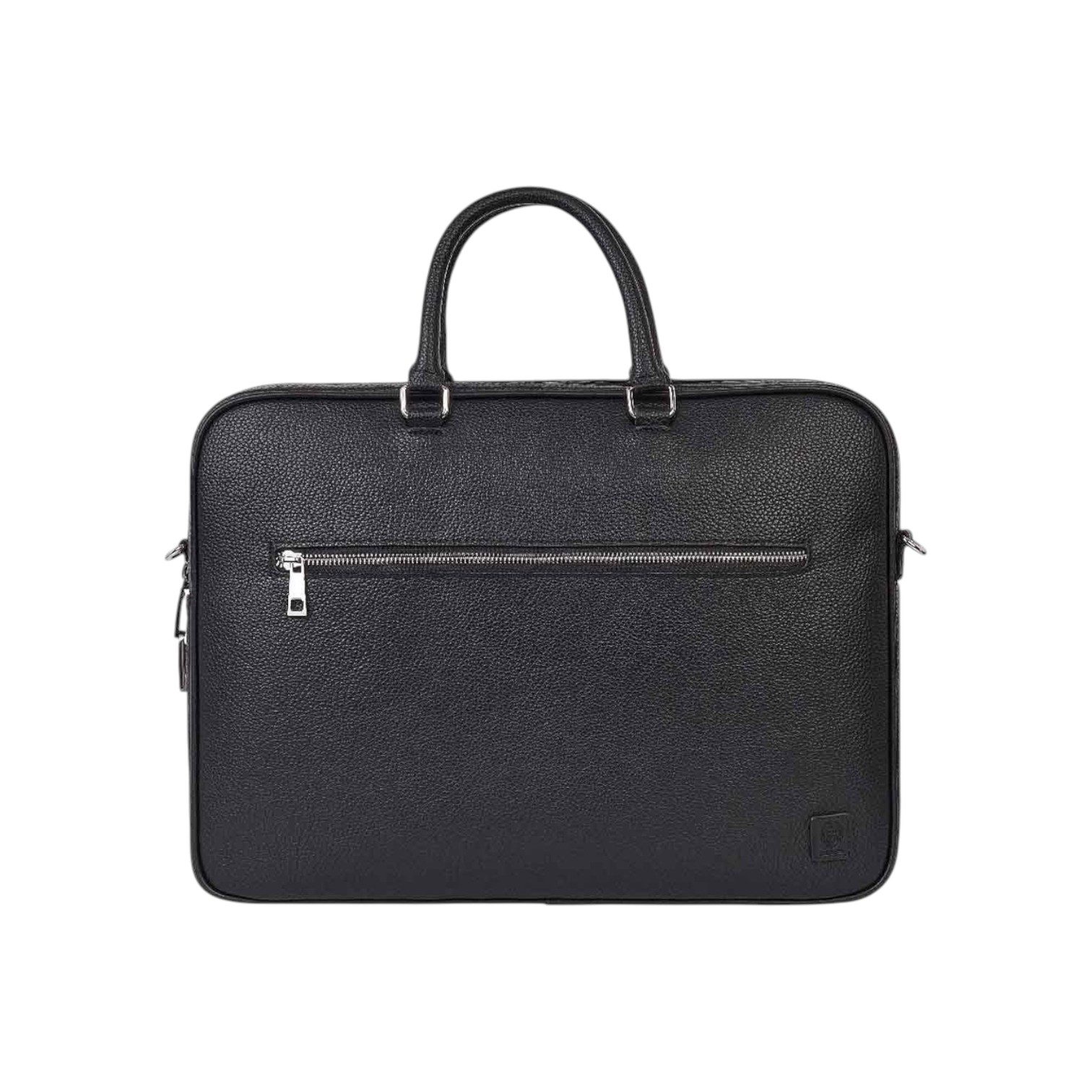 Green Lion office bag, 14 inch laptop bag, waterproof PU leather bag, smart office bag, fingerprint resistant laptop bag, professional work bag