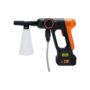 The Porodo Lifestyle 6-in-1 Car Washer is a versatile and powerful cleaning tool. This professional-grade water cleaning device is simple to operate and has a 755 brushed motor reaching 18,000 RPM, offering a motor power of 200W, which delivers extraordinary water pressure from 1.6 to 1.8 MPa. The 21V battery has a 300mAh capacity. At 4.2 liters per minute, the device provides good water efficiency. Its multipurpose cleaning ability, coupled with a multipurpose jet tip, provides an ideal device for washing cars, patios, bicycles, and more. The extended reach and 3-point water connection offer added convenience, providing maximum flexibility and reach during cleaning. This washer can handle tough grime and routine maintenance, offering a singular solution for all cleaning activities.