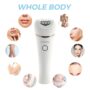 Porodo epilator, face and body epilator, waterproof epilator, hair removal device, Type-C charging epilator, quiet epilator, portable epilator