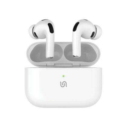 Experience elite audio with Porodo Soundtec ENC Earbuds Pro III. Featuring 25dB noise cancellation, 13mm drivers, and a 20-hour total playtime, these Bluetooth 5.4 earbuds support both wireless and USB-C charging for ultimate convenience.