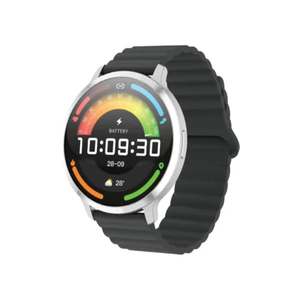 Powerology Aura smartwatch, AMOLED smart watch, IP68 smartwatch, fitness smartwatch, smart watch 120 workout modes, zinc alloy smartwatch, long battery life smartwatch