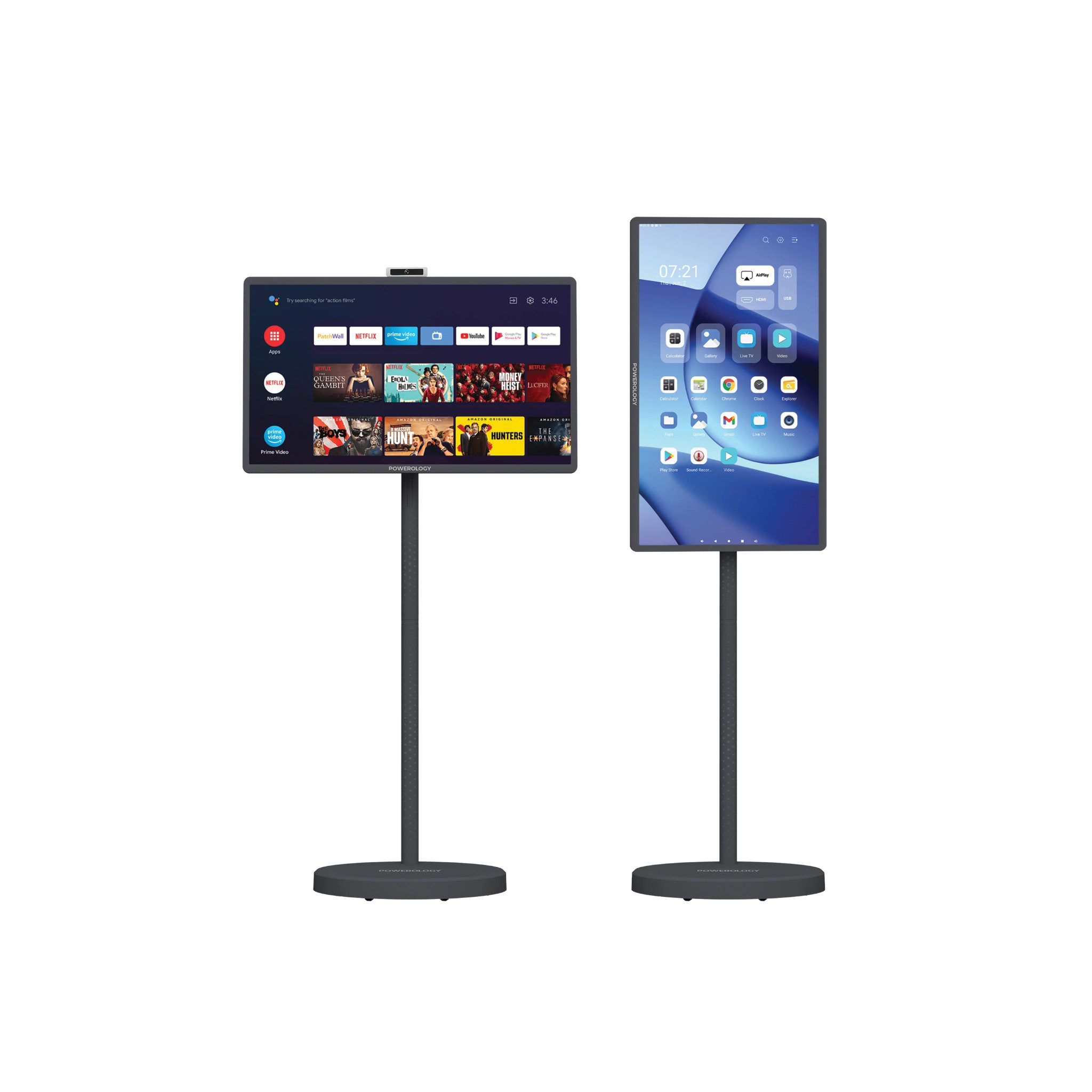 Powerology Banf 32" Portable Smart Monitor