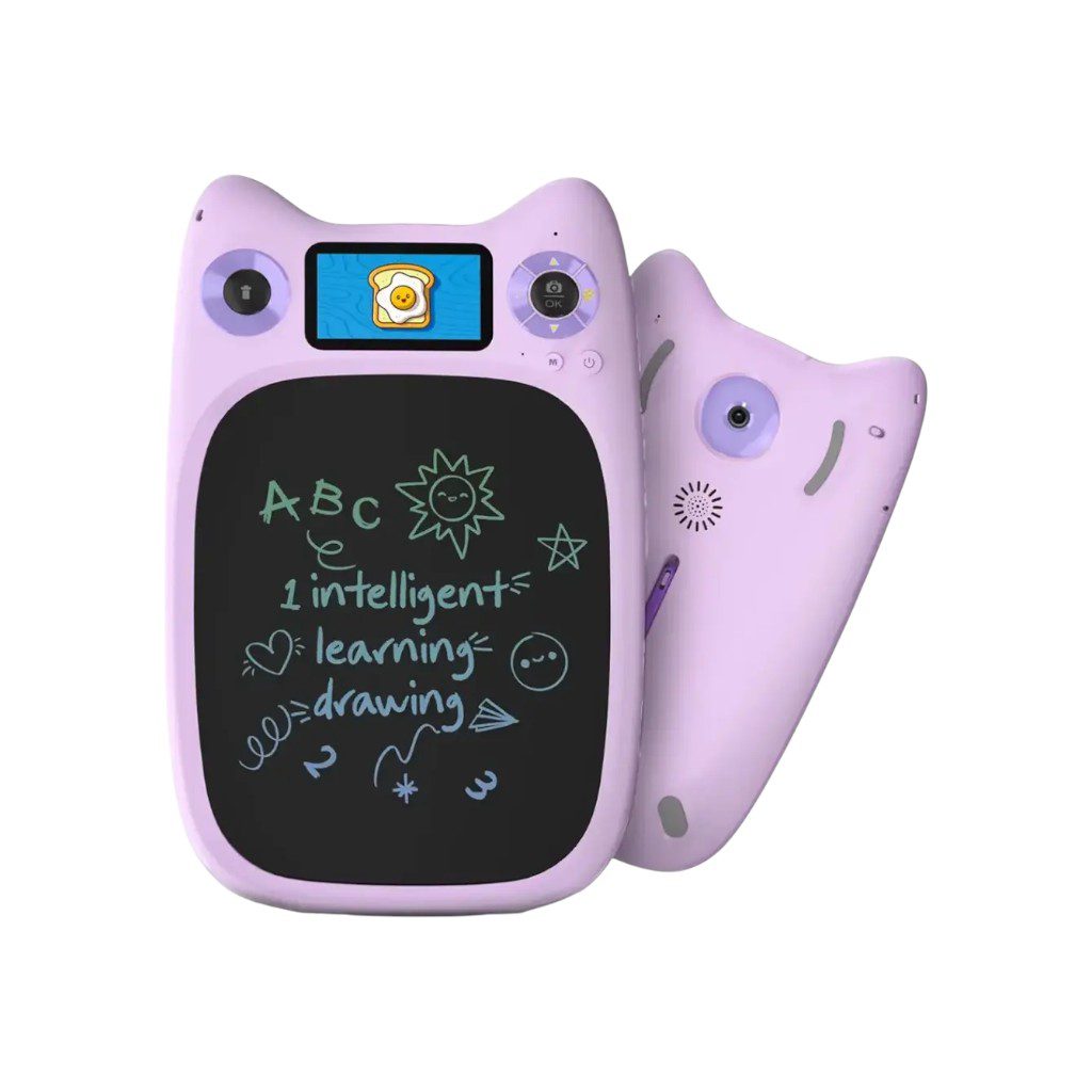 Porodo Kids Drawing & Writing Board with 95 Guided Drawings & 3.0″ IPS Display