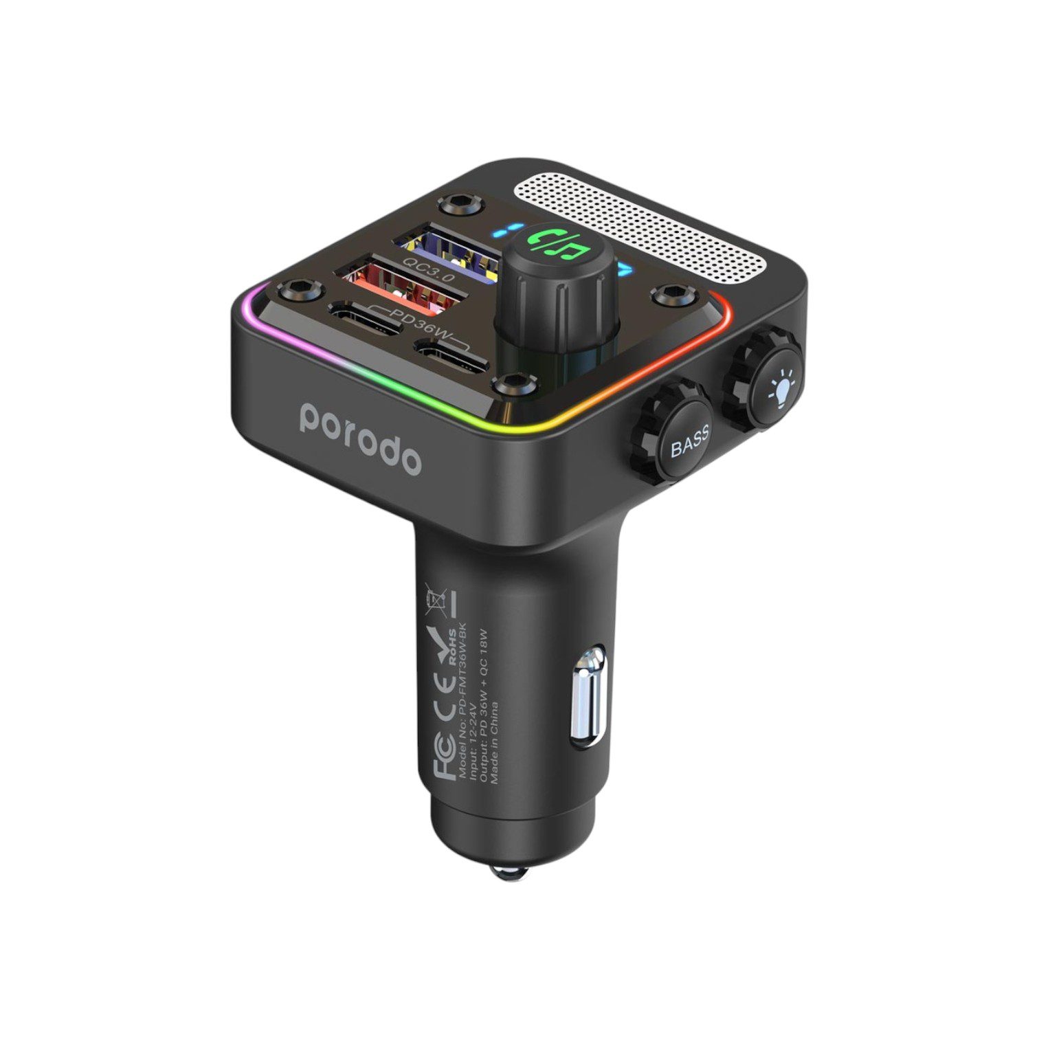 Porodo FM car charger