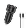 Green Lion RoadVolt Car Charger PD + QC 60W - Black