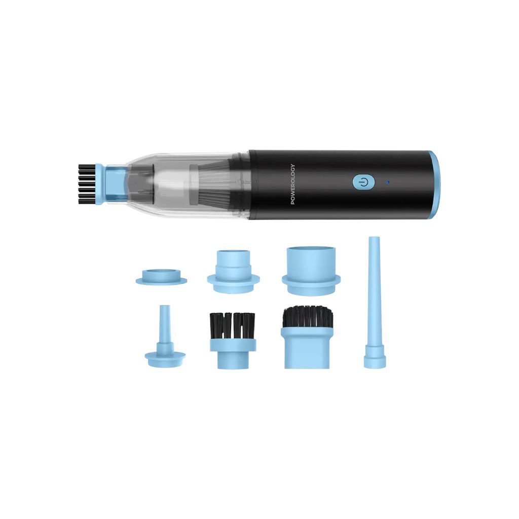 Powerology Turbovac 8-In-1 Handheld Vacuum & Air Duster