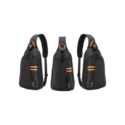 Porodo Gaming Water-Resistant PU Sling Bag With USB-C Port