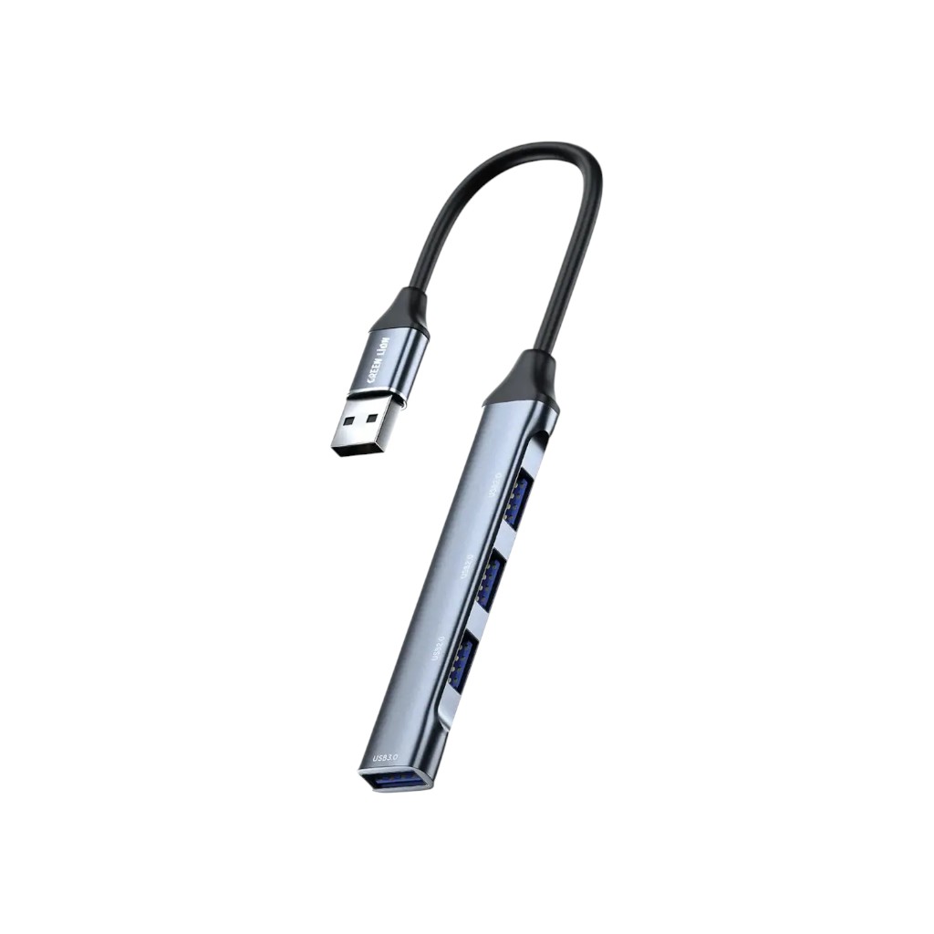 Green Lion 4-In-1 USB Hub - Docking Station Adapter