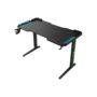Green Lion RGB Gaming Desk - Black