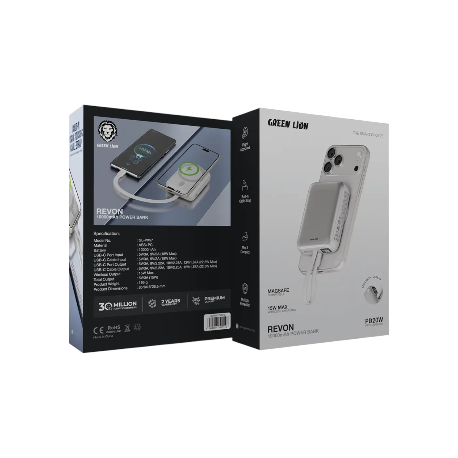 Green Lion Revon 10000mAh Power Bank (1)