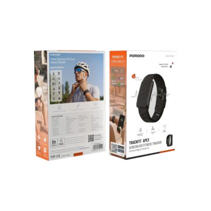 Porodo TrackFit Apex Screenless Fitness Tracker with Electrocardiogram Monitorong