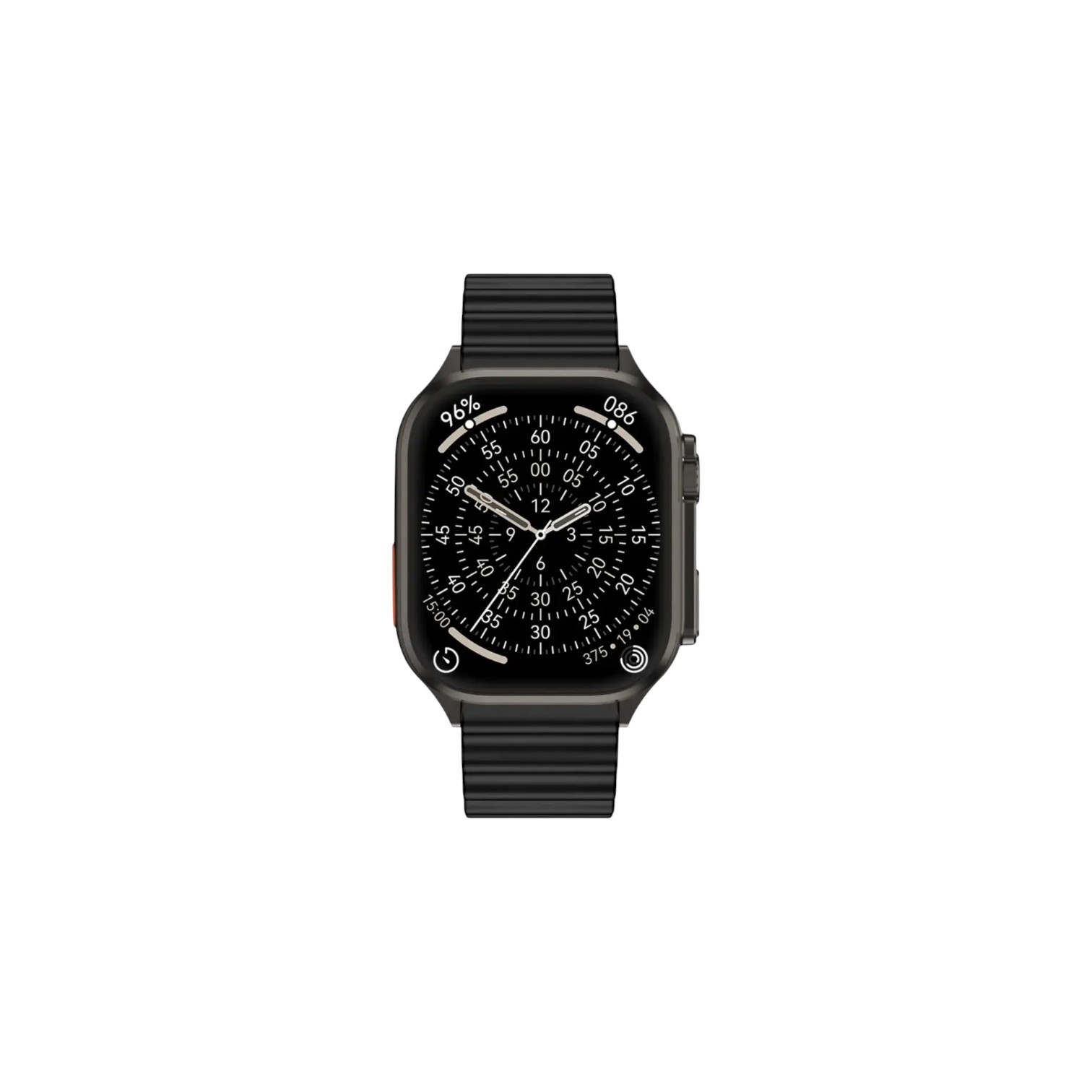 Green Lion Ultra Curve Smart Watch front view with curved HD display