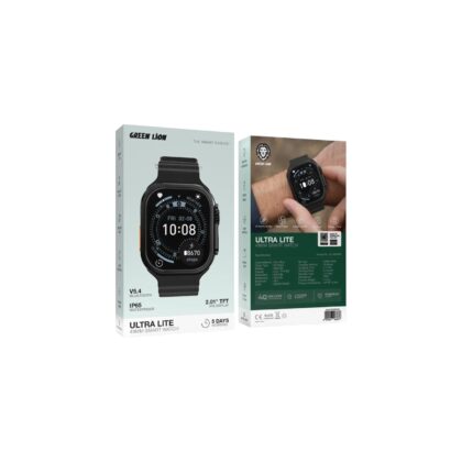 Green Lion Ultra Lite lightweight zinc alloy smartwatch side profile