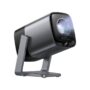 Hoco DT7 smart projector showing USB-A, HDTV, and 3.5mm audio ports