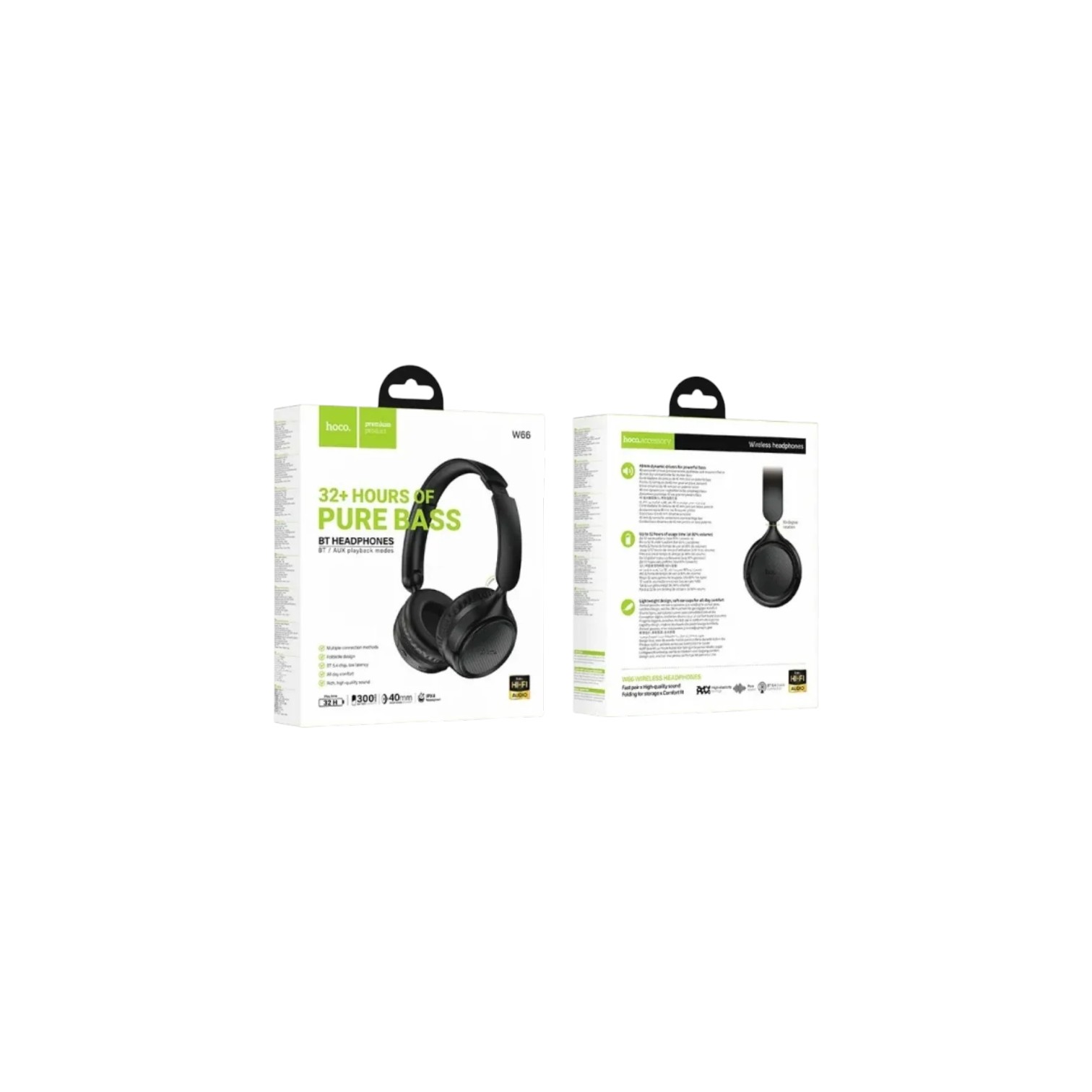 Hoco W66 Wave Wireless Bluetooth Headphones (2)