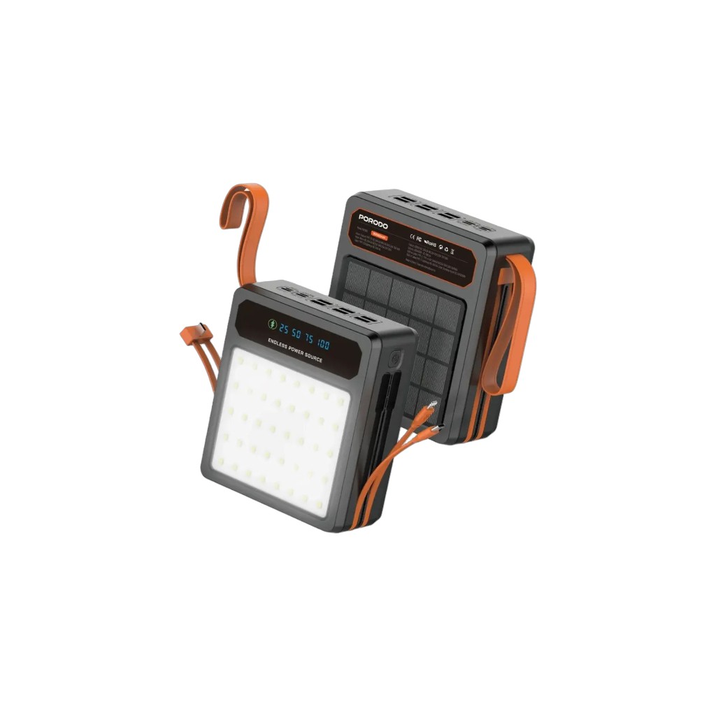 Porodo Laros Solar 80,000mAh 22.5W Power Bank
